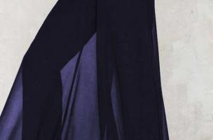Elegante lange Hose  Veronna, dunkelblau