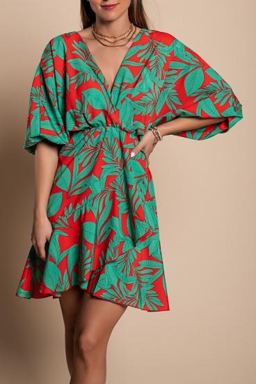 Elegantes Minikleid mit Print Toretta, grün