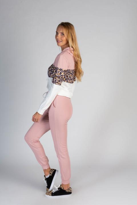 Trainingsanzug mit Leopardenmuster  AMELL, rosa