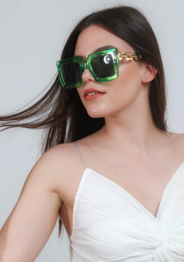 Modische Sonnenbrille, ART2182, grün