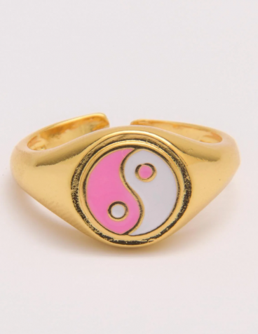 Eleganter Ring, ART441, goldfarben.