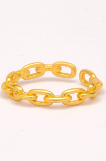 Eleganter Ring, ART445, goldfarben.