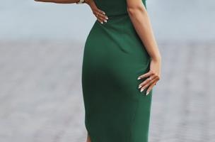 Elegantes Minikleid  Marettima, grün