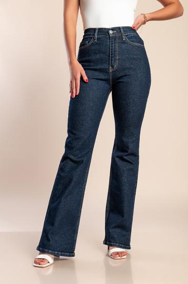 "Luxe Jeans" Super Stretch High Waist Flare Jeans in voller Länge