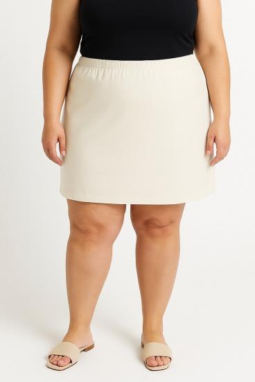 Großer eleganter Rock, Creme