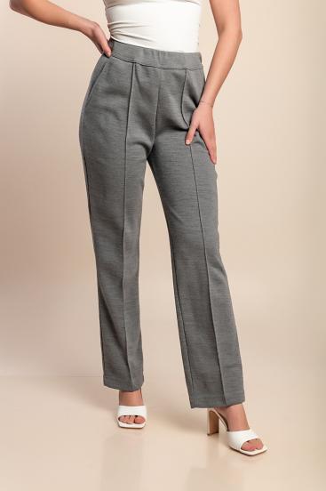 Große Größen Hose, grau