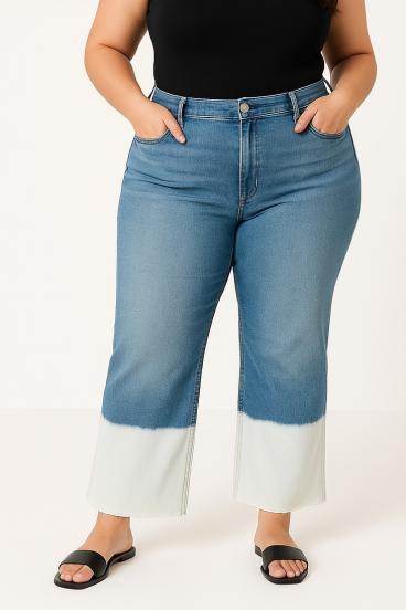 Jeans in Übergröße, hellblau