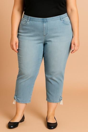 Jeans in Übergröße, hellblau