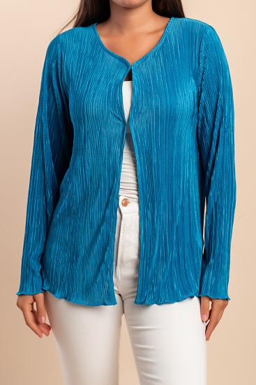 Langarm-Cardigan, blau