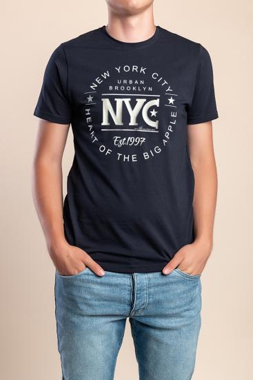Herren T-Shirt, dunkelblau