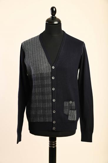 Herrenpullover, Dunkelblau