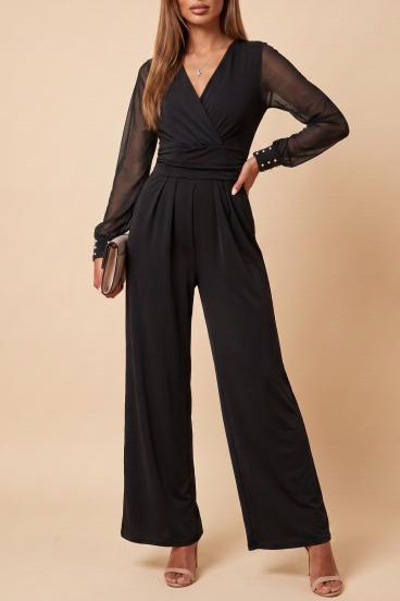 Overall mit „V“-Ausschnitt Georgina, schwarz